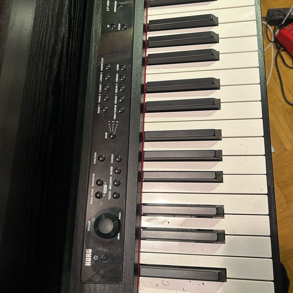 Korg Black and White Keyboard